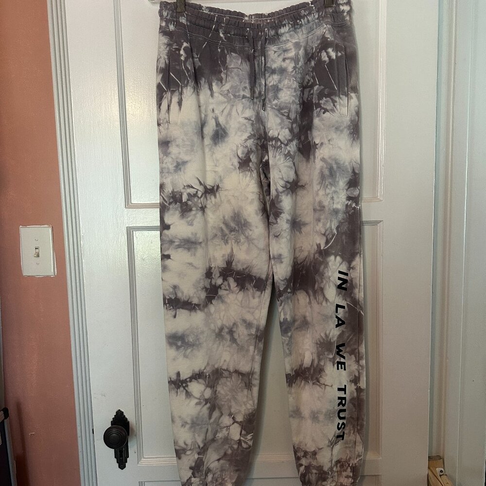 Unique Unique "In LA We Trust" Fred Segal Tie Dye Sweatpants - Size L